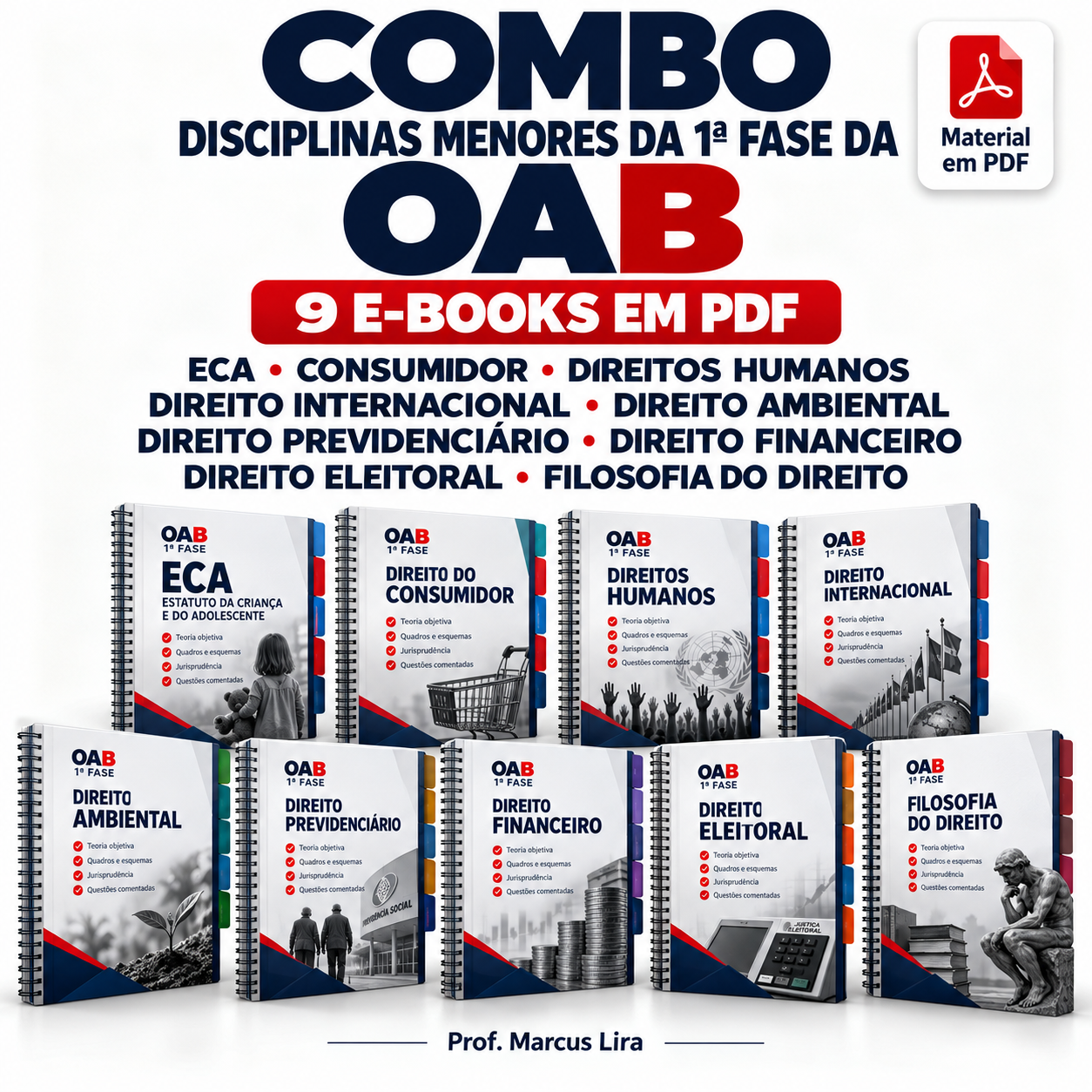 Capa do material: 9 Disciplinas Menores