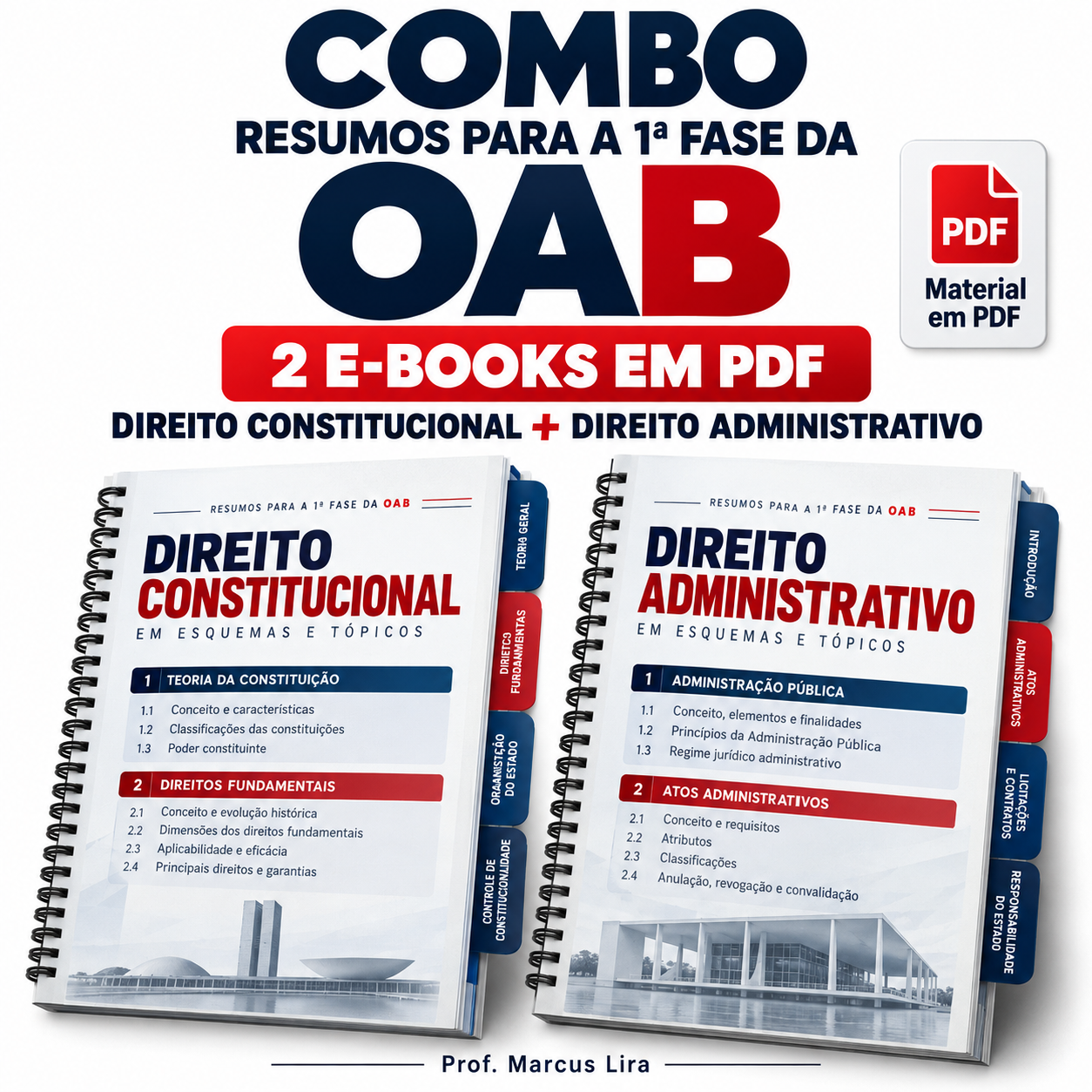 Capa do material: Constitucional + Administrativo