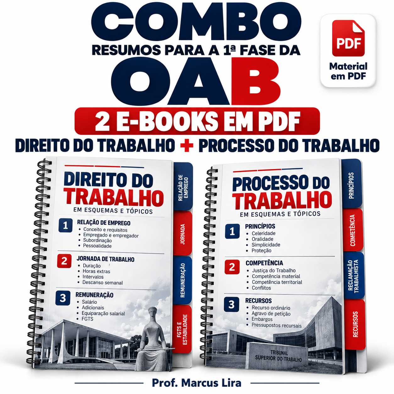 Capa do material: Trabalho + Processo do Trabalho