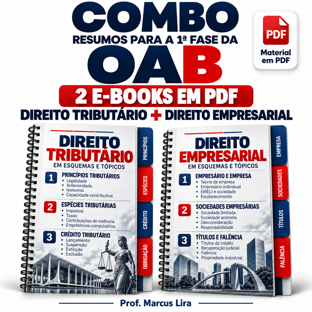 Capa do material: Tributário + Empresarial